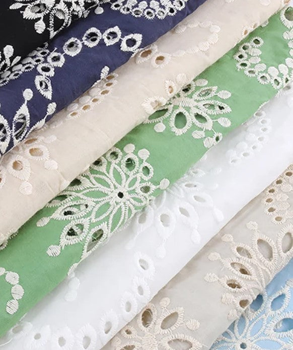 Candy Green Eyelet