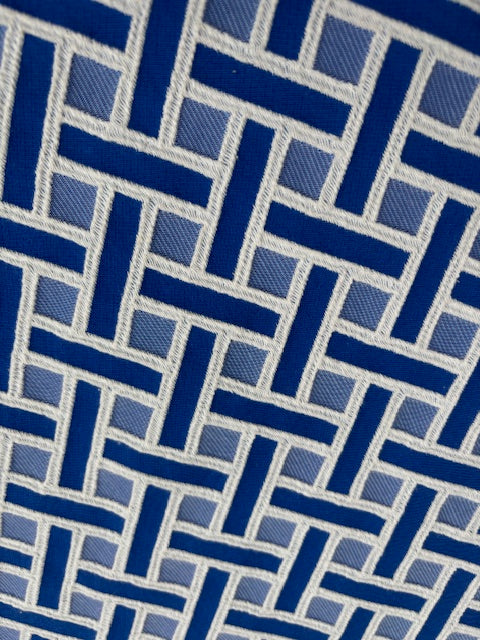 Trina Blue Brocade
