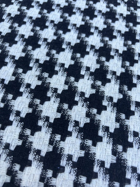 Classic Black White Houndstooth