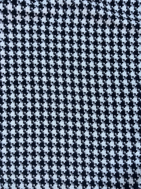 Classic Black White Houndstooth