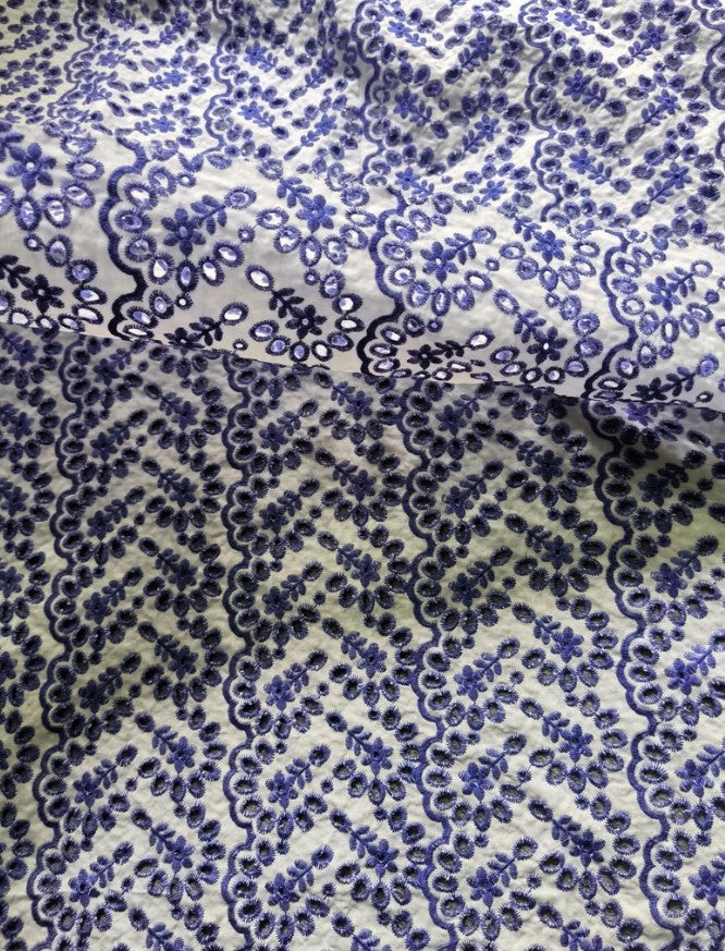 Parker Blue Eyelet
