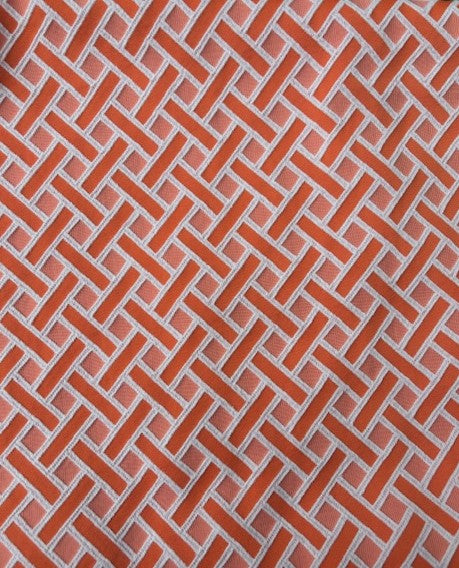 Trina Orange Brocade