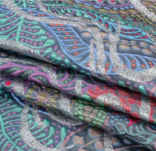 Bubble Brocade Silver