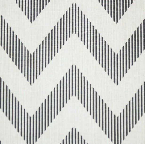 Chevron Ivory Gray